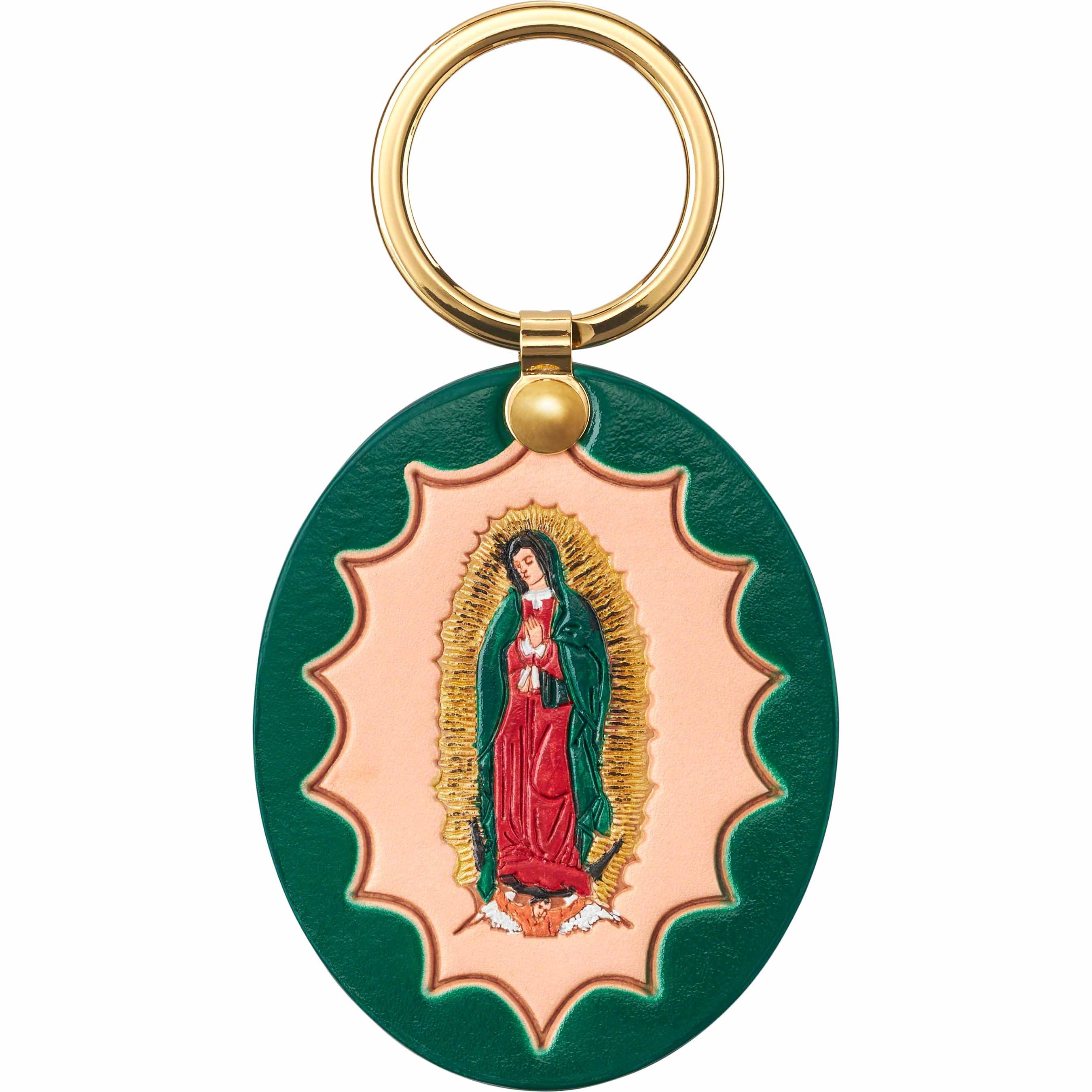 Guadalupe Leather Keychain view 3
